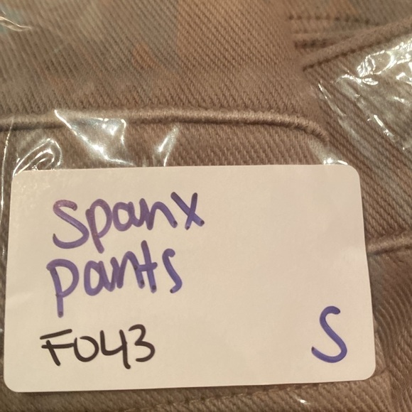 Spanx Pull On Taupe Jeans Sz Small - Picture 11 of 13